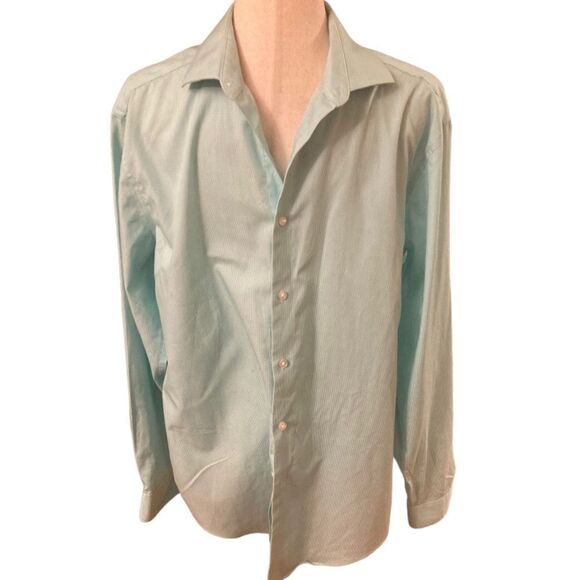 Calvin Klein Seafoam Button Down Shirt - Picture 1 of 8